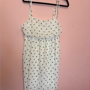 White Polka Dot Dress